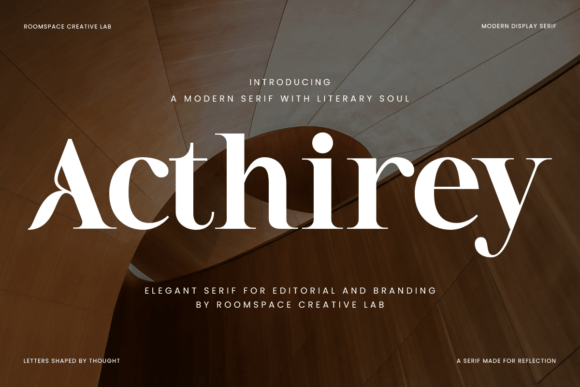 Acthirey: A Font That Elevates Brand Content
