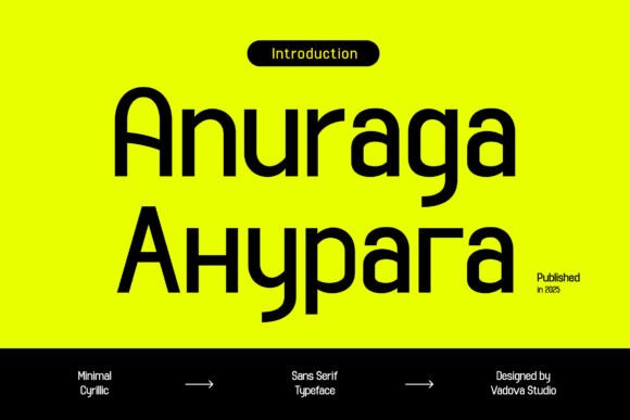 Anuraga: A Modern Typeface with Quiet Confidence