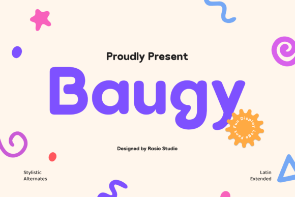 Baugy Font: A Playful Typeface That Boosts My Brand