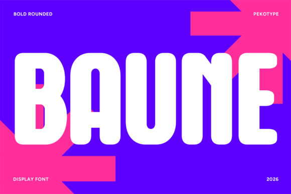 Baune Font: A Playful Yet Professional Typeface for Branding Projects
