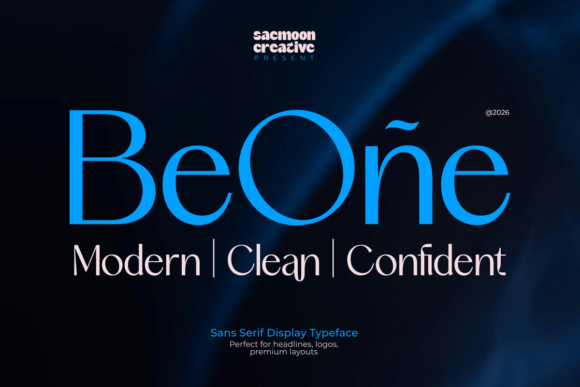 Beone Sans: A Modern Typeface for Bold Branding