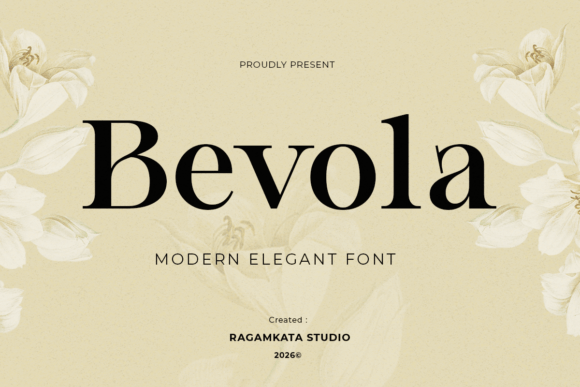 Bevola: A Serif Font That Elevates Your Digital Typography
