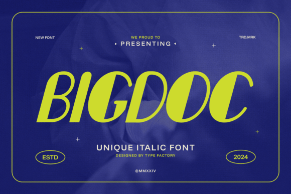 Bigdoc Font: A Dynamic Display Typeface for Creative Makers