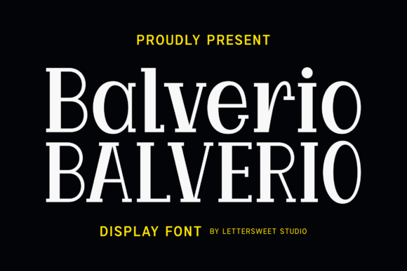 Bringing Elegance to My Shop with Balverio Font