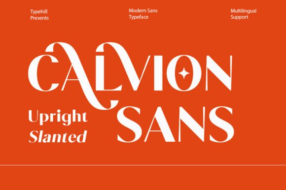 Calvion Sans: A Modern Typeface for Contemporary Branding