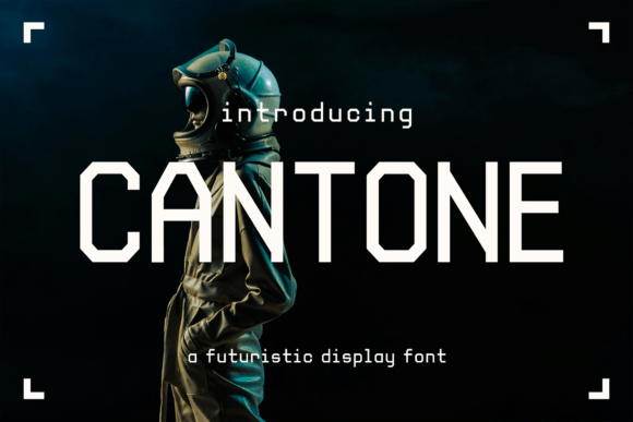 Cantone: A Futuristic Font for Modern Branding Projects