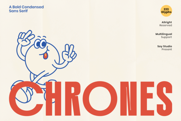 Chrones: A Bold Typeface for High-Impact Campaigns