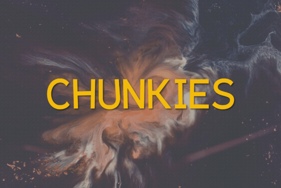 Chunkies: A Modern Typeface for Strong Branding