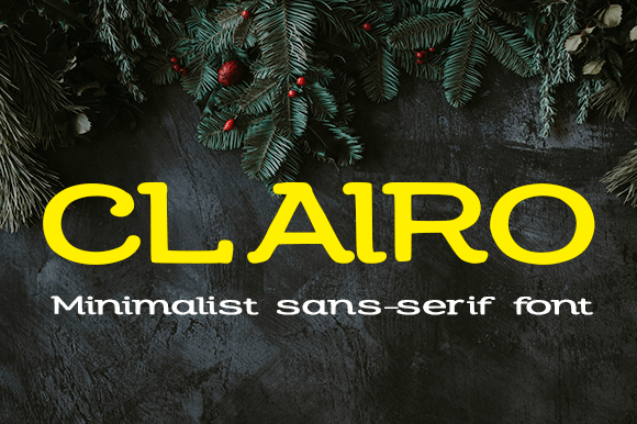 Clairo Typeface: A Modern Font for Digital Design Projects