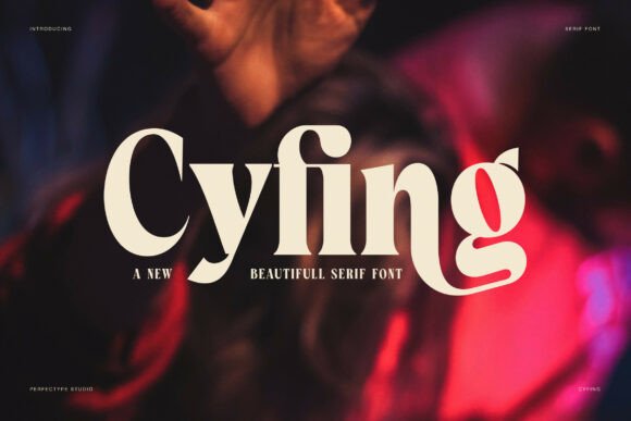 Cyfing Font: A Touch of Calm Elegance for Your Handmade Creations