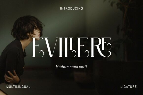 Eviliere Typeface: Elevating Editorial Design with Modern Elegance