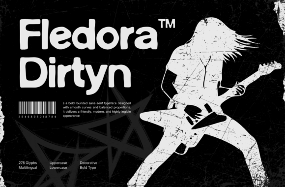 Fledora Dirtyn: A Bold Font for a Polished Brand