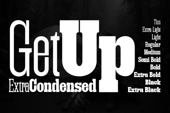 Getup Extra Condensed Font: A Polished Touch for Real Business Branding