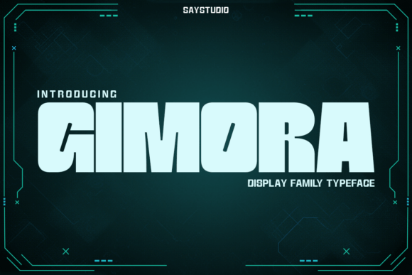 Gimora Typeface: A Bold Display Font for Modern Campaign Design