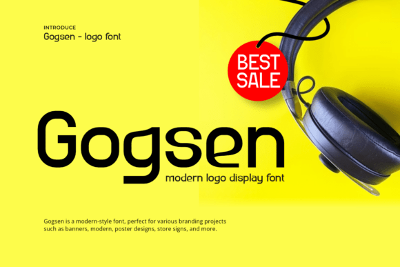 Gogsen Font: A Modern Sans Serif for Editorial Design