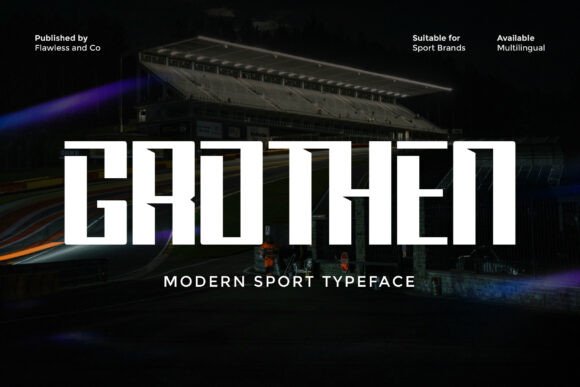 Grothen Font: A Modern Typeface for Bold Digital Branding