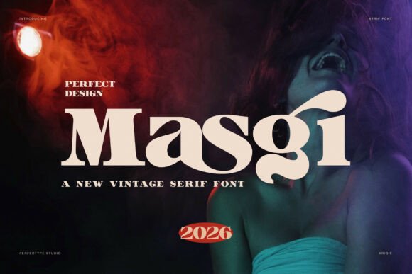 Masgi: A Refined Serif Typeface for Modern Web Design