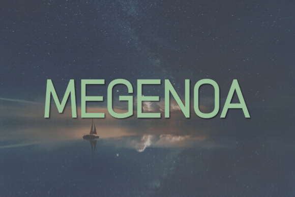 Megenoa: A Modern Font for Professional Branding