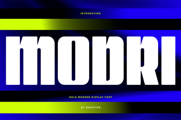 Modri Font: A Bold Typeface for Modern Marketing