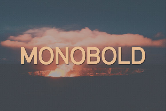 Monobold: A Modern Typeface for Crafting and Commercial Projects