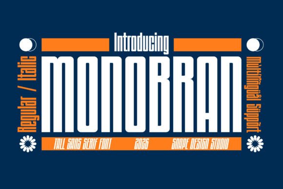 Monobran: A Modern Typeface for Editorial Design