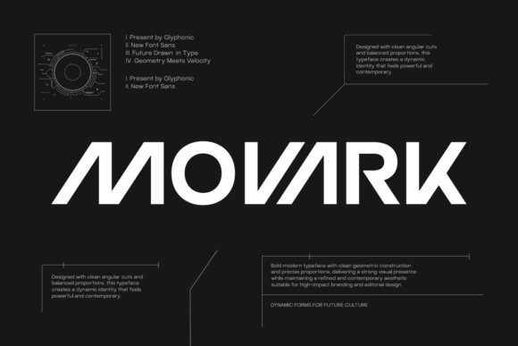 Movark: A Bold, Modern Font for Craft Creators