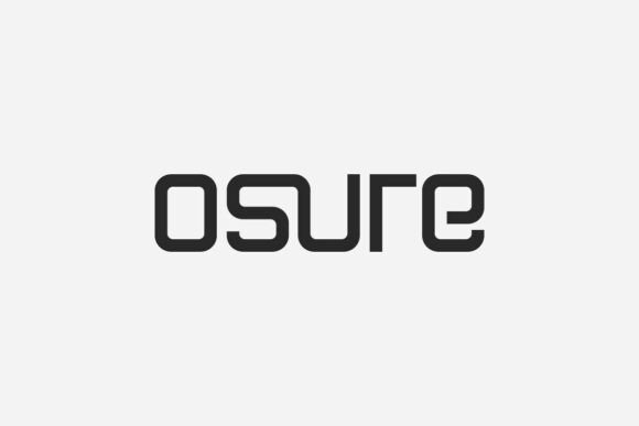 Osure: A Minimalist Font for Modern Branding Projects