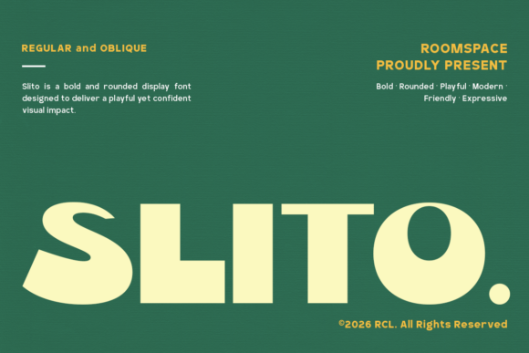 Slito: A Playful Yet Confident Font for Modern Editorial Design