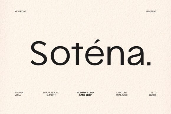 Sotena Font: A Modern Choice for Professional Branding