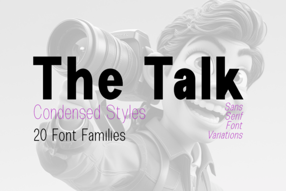 The Talk Condensed: A Modern Typeface for Real-World Branding