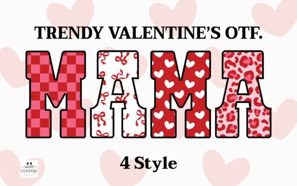 Trendy Valentine’s Font: A Romantic Typeface for Editorial Design