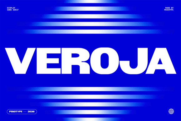 Veroja Display Font: A Bold Choice for Digital Design