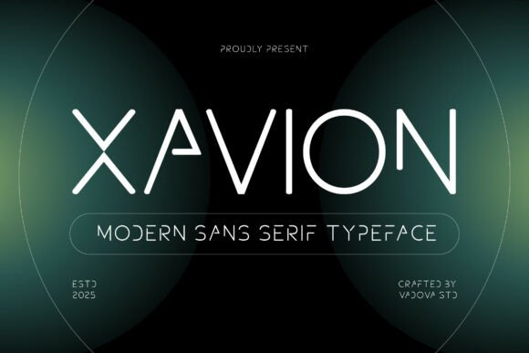 Xavion: A Modern Typeface for Forward-Thinking Editorial Design